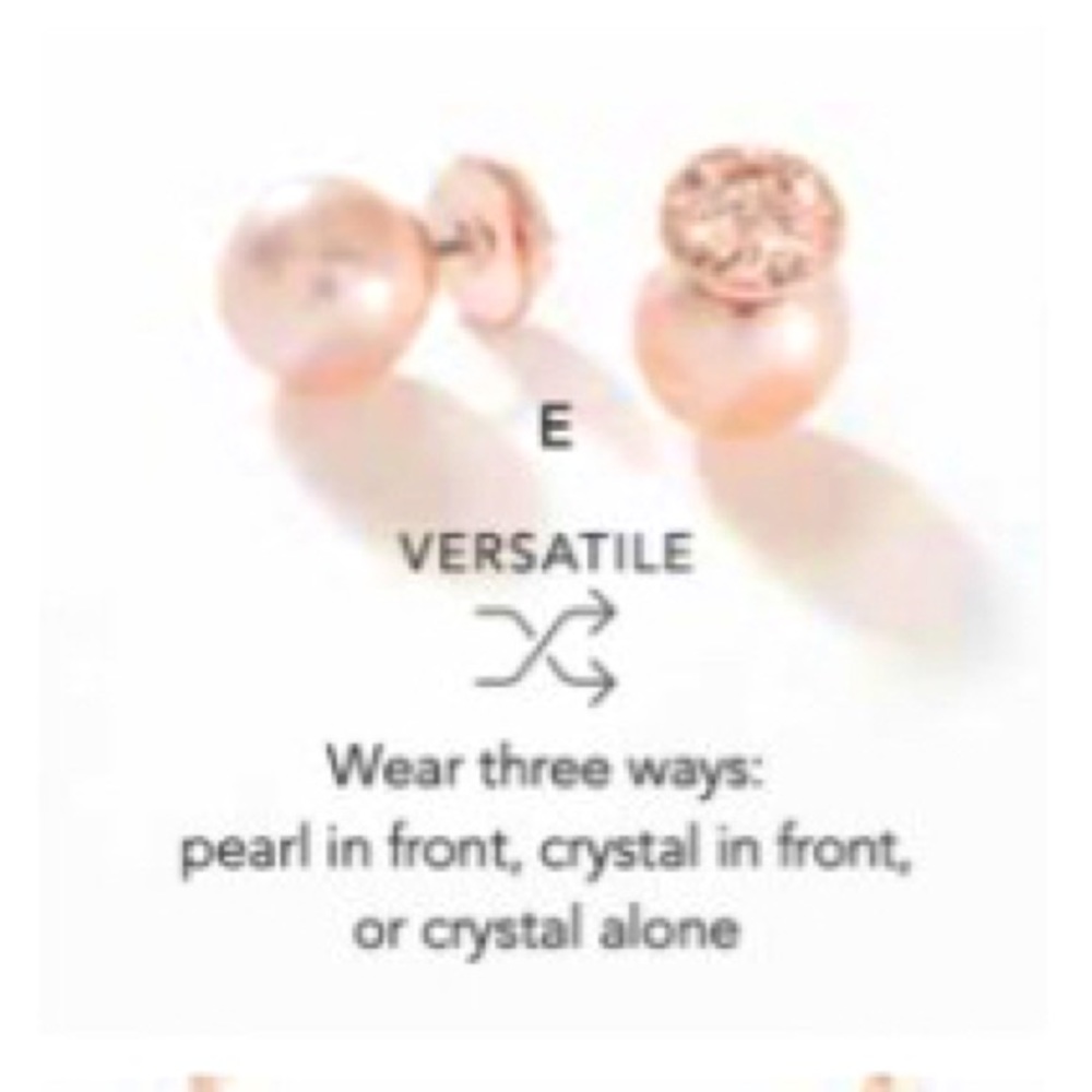 Touchstone Crystal Flip Side Earrings